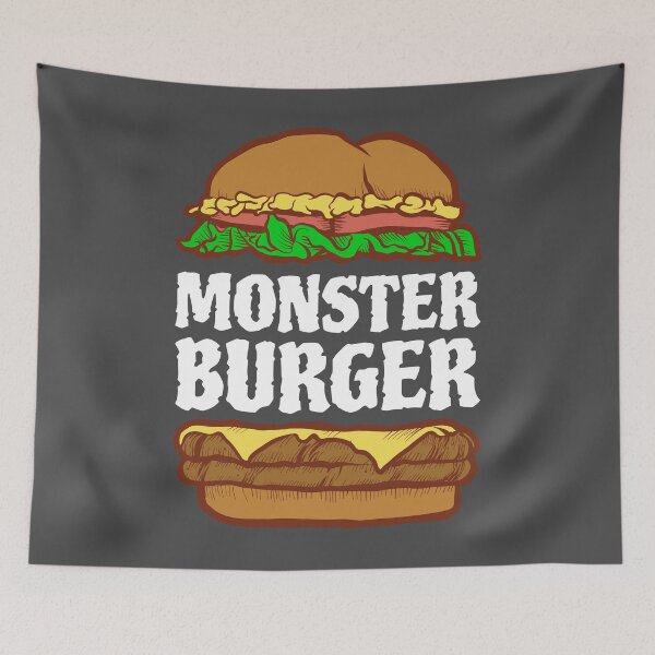 Item preview, Monster Burger designed and sold by AndroidZ.