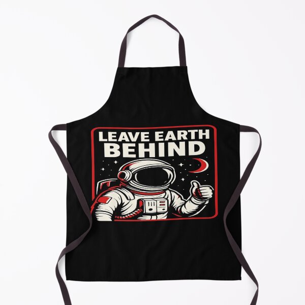 Item preview, Leave Earth Behind Astronaut Poster – Retro Space Art for Sci-Fi Fans, Dreamers & Cosmic Explorers designed and sold by Bright Nest Studio.