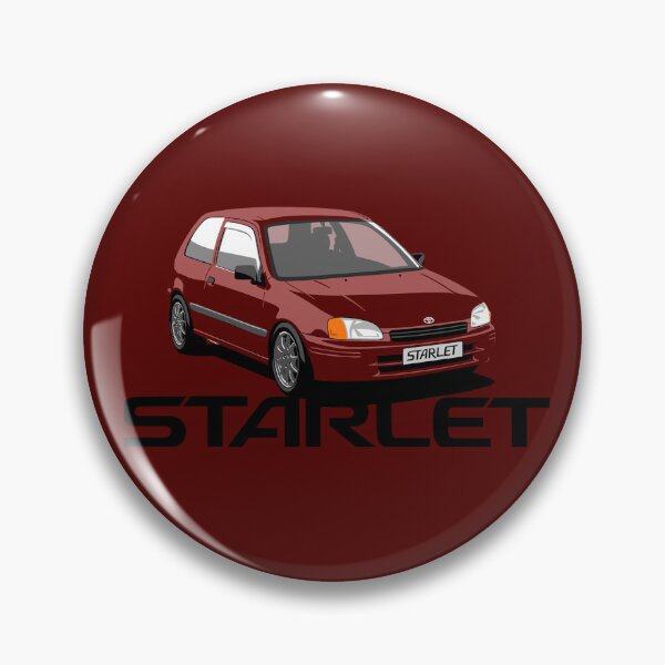 Item preview, EP91 Toyota Starlet Poster Design 2 (Red) designed and sold by Celica_4_eyes.