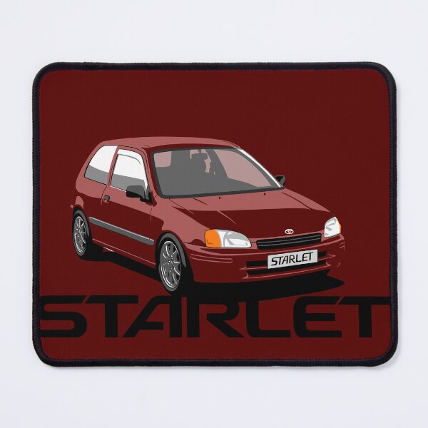 Item preview, EP91 Toyota Starlet Poster Design 2 (Red) designed and sold by Celica_4_eyes.