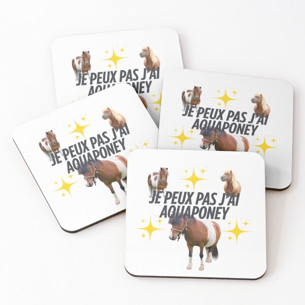 Aperçu de l'œuvre Je peux pas j'ai aquaponey créée et vendue par NOVAEASHOP.
