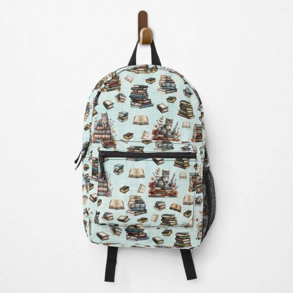 Item preview, Cats & Books on Light Green designed and sold by KSimpson838.