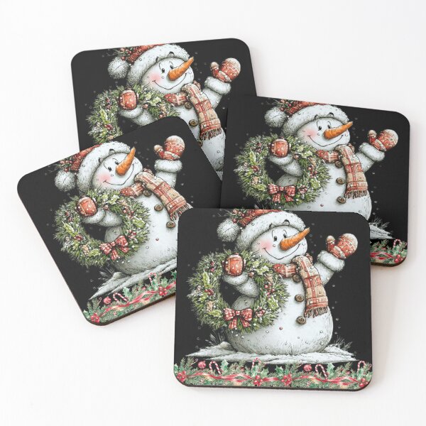 Item preview, Snowman and garland  designed and sold by Palmtree94.