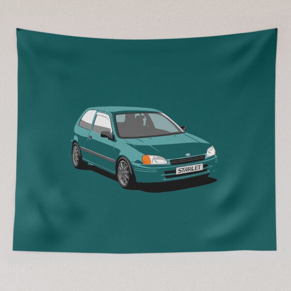 Item preview, EP91 Toyota Starlet Poster Design designed and sold by Celica_4_eyes.