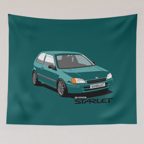 Item preview, EP91 Toyota Starlet Poster Design 3 designed and sold by Celica_4_eyes.