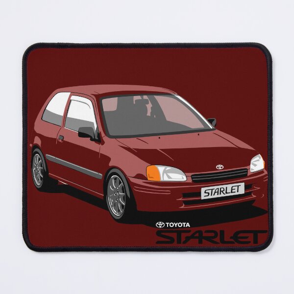 Item preview, EP91 Toyota Starlet Poster Design 3 (Red) designed and sold by Celica_4_eyes.