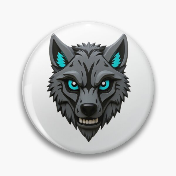 Item preview, Zombie Wolf —(ZOMBIEZOO) — 3D Dark Neon Wolf Art designed and sold by ZombieZoo34.