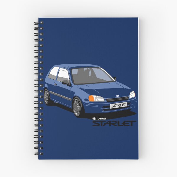 Item preview, EP91 Toyota Starlet Poster Design 3 (Blue) designed and sold by Celica_4_eyes.