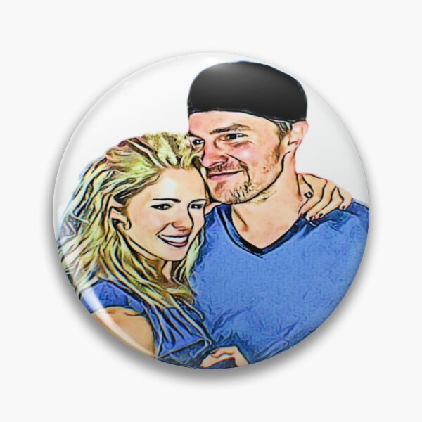 Item preview, Stephen Amell and Emily Bett Rickards designed and sold by Joy Michelle's Art Shop.
