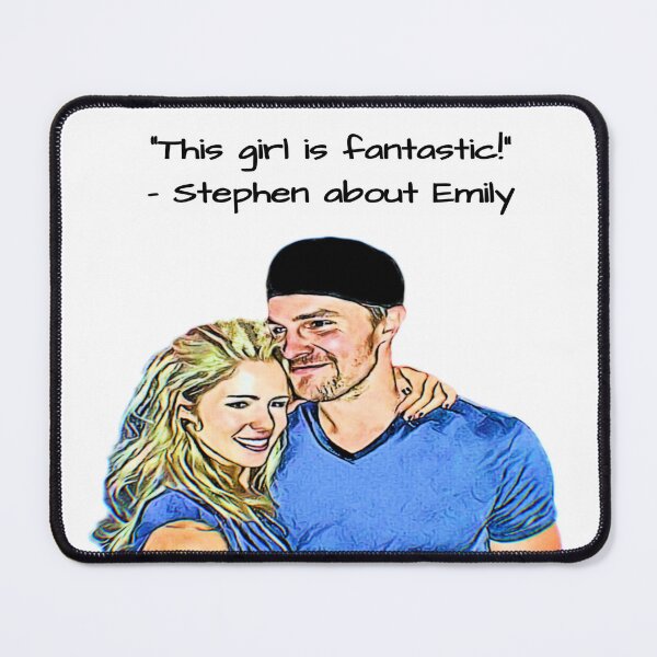 Item preview, Stephen Amell and Emily Bett Rickards designed and sold by Joy Michelle's Art Shop.