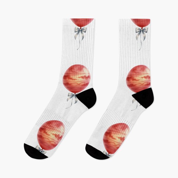 Item preview, Balloon designed with colors and patterns resembling a cloudy sky at sunset designed and sold by SpaceartLilu.