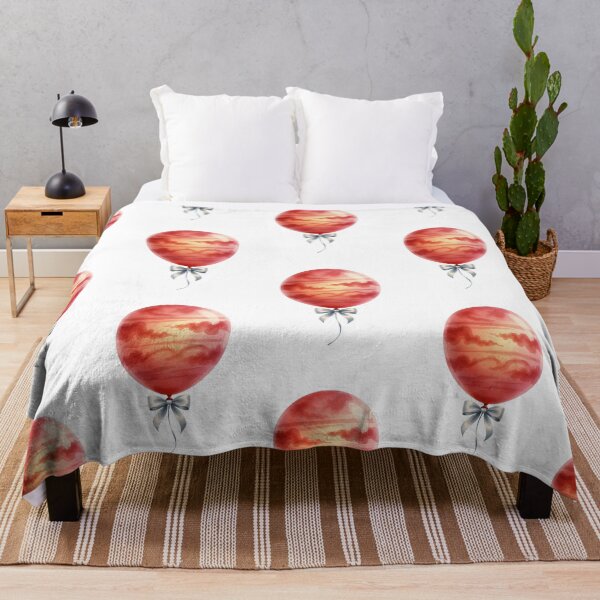 Item preview, Balloon designed with colors and patterns resembling a cloudy sky at sunset designed and sold by SpaceartLilu.