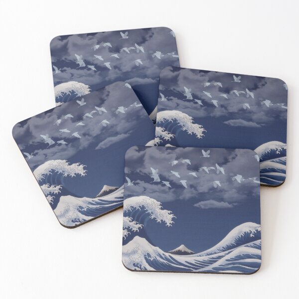 Item preview, Katsushika Hokusai The Wave White Birds Off Kanagawa (1830-1833) Vintage Japanese designed and sold by meldefiart.