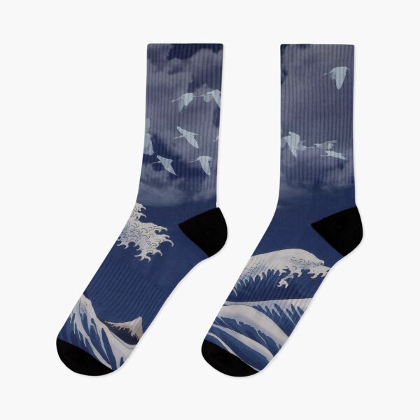 Item preview, Katsushika Hokusai The Wave White Birds Off Kanagawa (1830-1833) Vintage Japanese designed and sold by meldefiart.