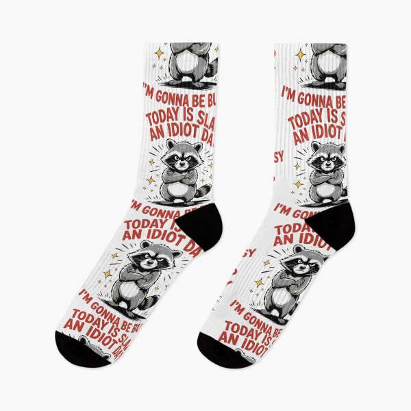 Item preview, Today Is Slap An Idiot Day I'm Gonna Be Busy designed and sold by SnickerTwist.