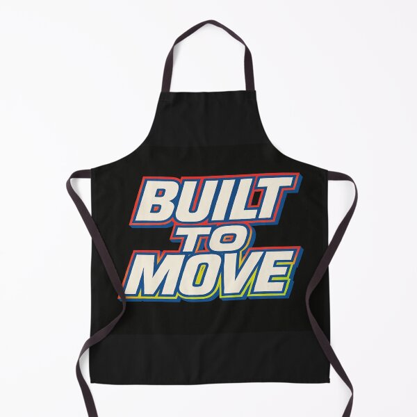 Item preview, BUILT TO MOVE Bold Motivational Typography Design for Fitness, Sportswear, Posters & Digital Art designed and sold by Bright Nest Studio.