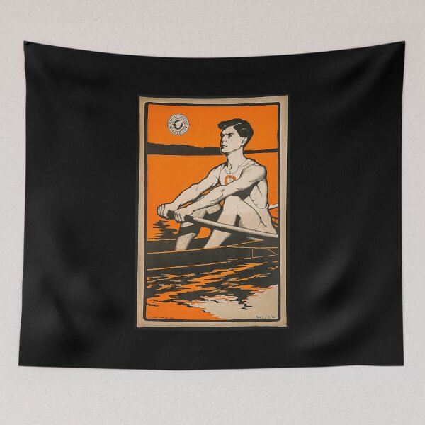 Item preview, Vintage Rowing Poster 1905 Syracuse University Crew designed and sold by Michael van der Hoorn.