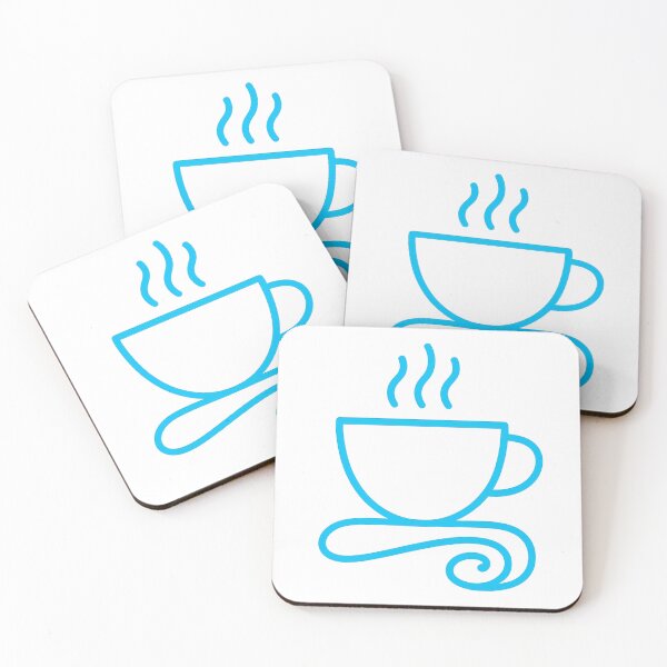 Item preview, Minimal Neon Coffee Cup Line Art Glow Design designed and sold by DesignRush786.