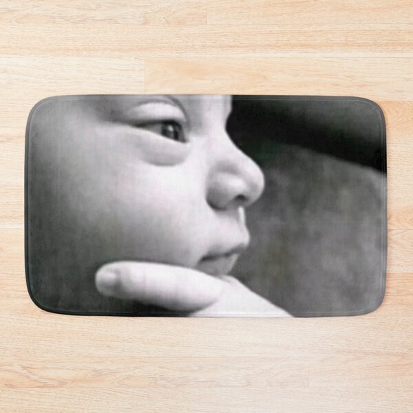 Item preview, Thinking baby black and white meme designed and sold by MARTBOMM.