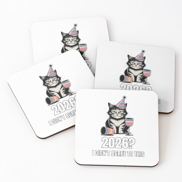 Item preview, 2026? I Didn’t Agree to This – Funny Cat New Year Design designed and sold by Artur-GrafiTee.