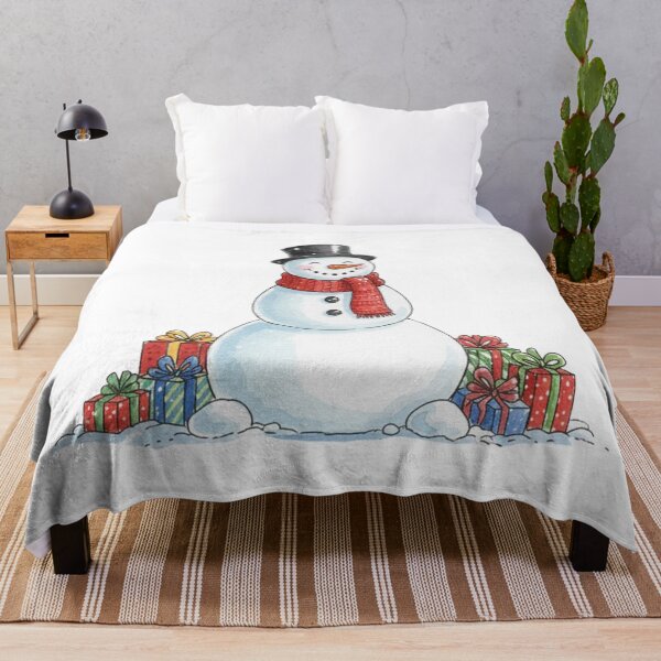 Item preview, Watercolor snowman | Christmas gift designed and sold by ZuriRetroPrints.