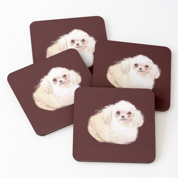 Item preview, Strange Little White Dog designed and sold by ajolotearte.
