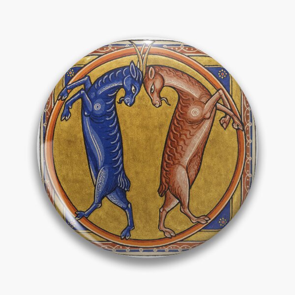 Item preview, Medieval Fight: Two Wild Goats designed and sold by ebrawne.