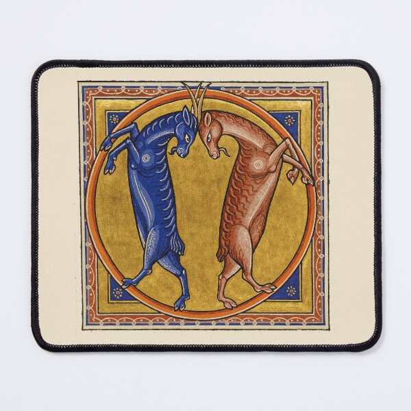 Item preview, Medieval Fight: Two Wild Goats designed and sold by ebrawne.