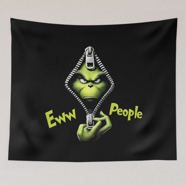 Item preview, Grinch Eww People Funny Christmas Mean Guy  designed and sold by ivotee.