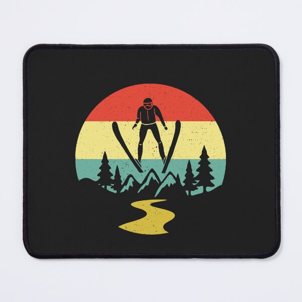 Item preview,  Ski Jumping Retro Style  designed and sold by Anniko Art Studio.