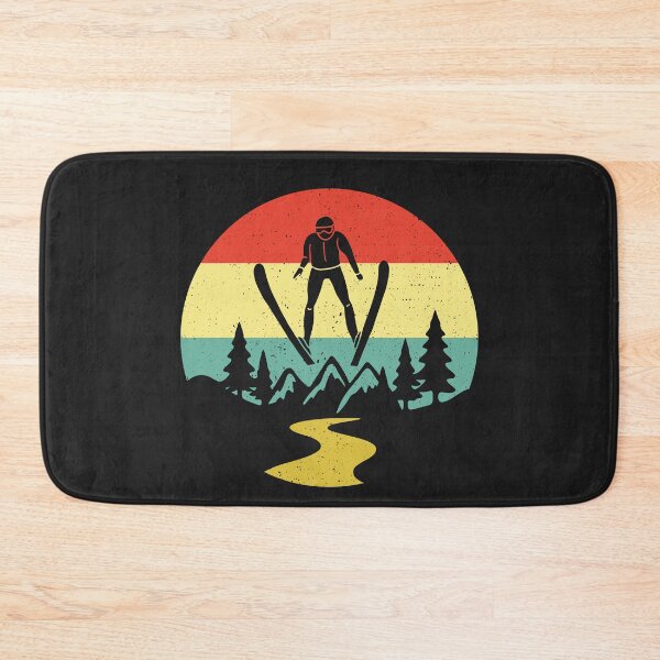 Item preview,  Ski Jumping Retro Style  designed and sold by Anniko Art Studio.