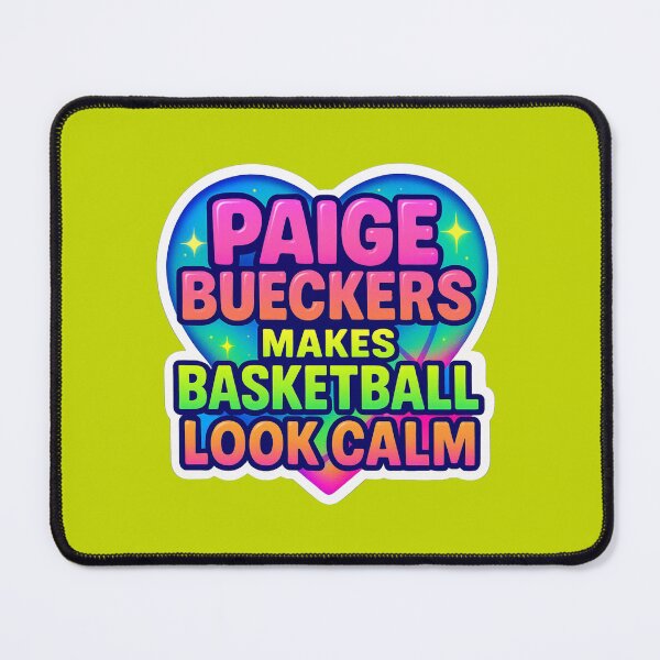 Item preview, I Love Paige Bueckers Sticker WNBA Dallas Wings Rookie All-Star designed and sold by CoachEkong.