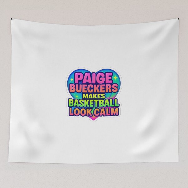 Item preview, I Love Paige Bueckers Sticker WNBA Dallas Wings Rookie All-Star   designed and sold by CoachEkong.