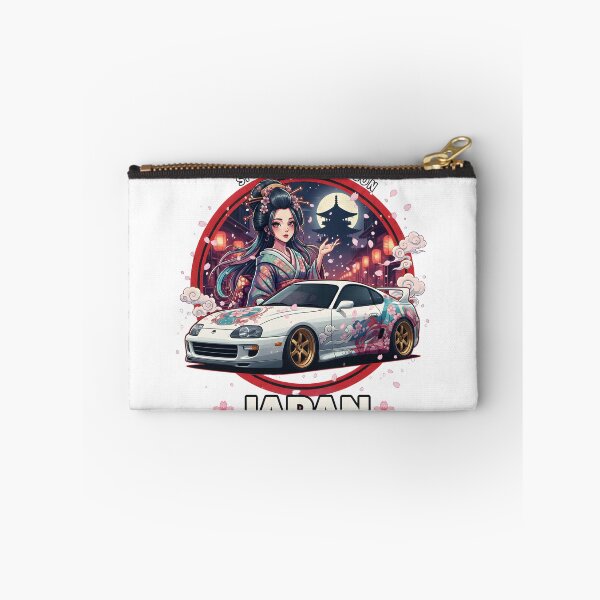Item preview, Vintage Toyota Supra MK4 Geisha Sakura JDM Aesthetic Art Print designed and sold by AlluraInc.