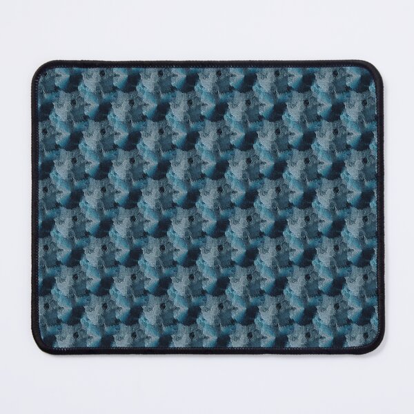 Item preview, Painterly Textured Floral Abstract Pattern in Dark Blue designed and sold by Artistestella.