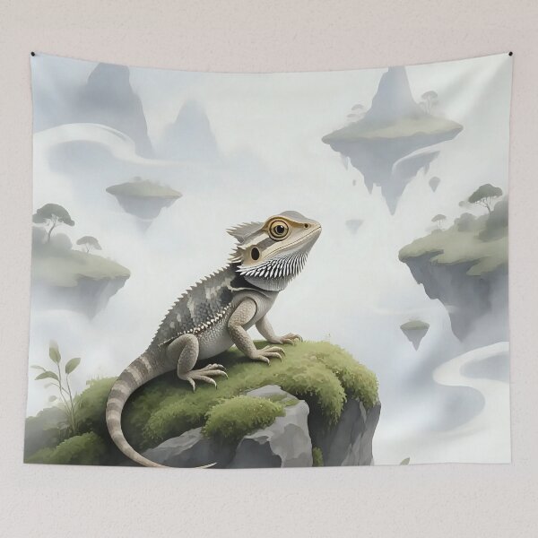 Item preview, A bearded dragon in a fantasy world.  designed and sold by Nomad-Maynard.