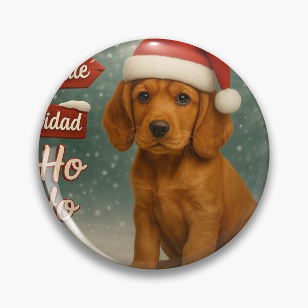 Item preview, Cocker Spaniel Puppy Deluxe Christmas Art designed and sold by GivingJoy.