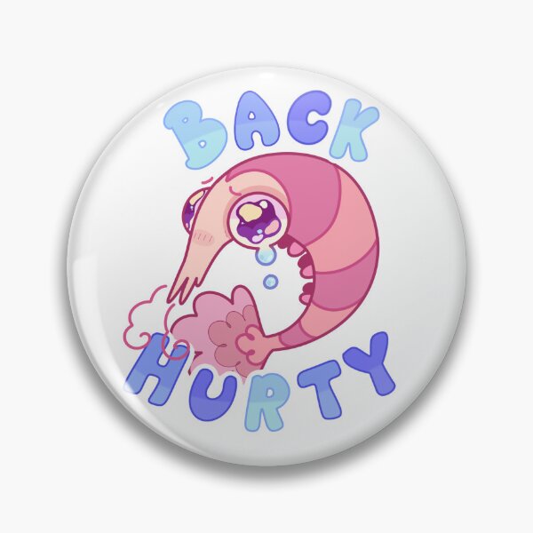 Item preview, Back hurty shrimp fella designed and sold by GoblinHound.