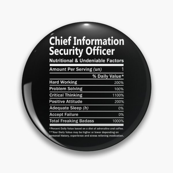 Item preview, Chief Information Security Officer designed and sold by felstore690.