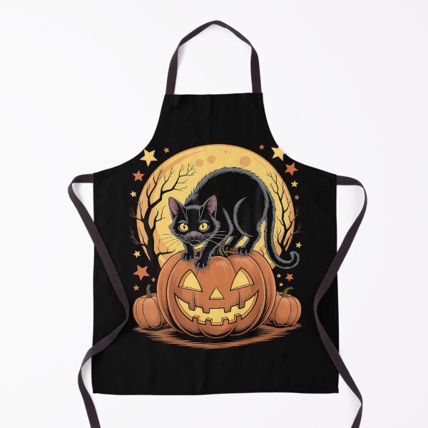 Item preview, Retro Black Cat Pumpkin Funny Halloween designed and sold by EvelineCrooks10.