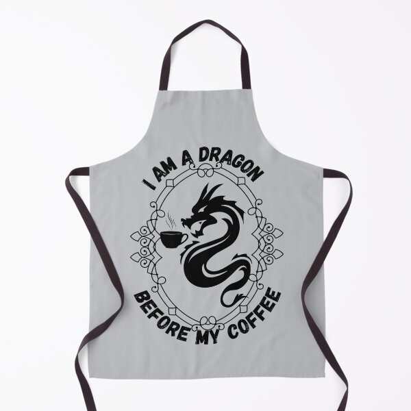 Item preview, I Am A Dragon Before My Coffee, Black designed and sold by Nightshade Pixie Creations.