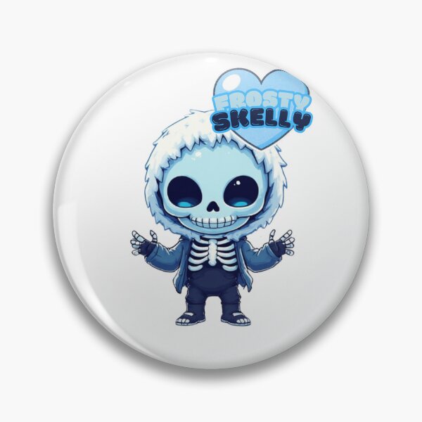 Item preview, Frosty Skelly Cute Chibi Skeleton designed and sold by RED-MOUSE.