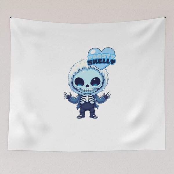 Item preview, Frosty Skelly Cute Chibi Skeleton designed and sold by RED-MOUSE.