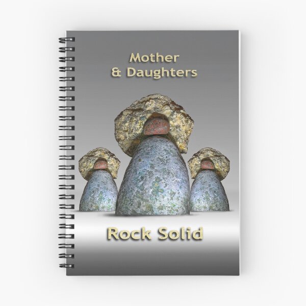 Aperçu de l'œuvre Mère et filles, avec le texte « Rock Solid », surréaliste créée et vendue par Lycanth.