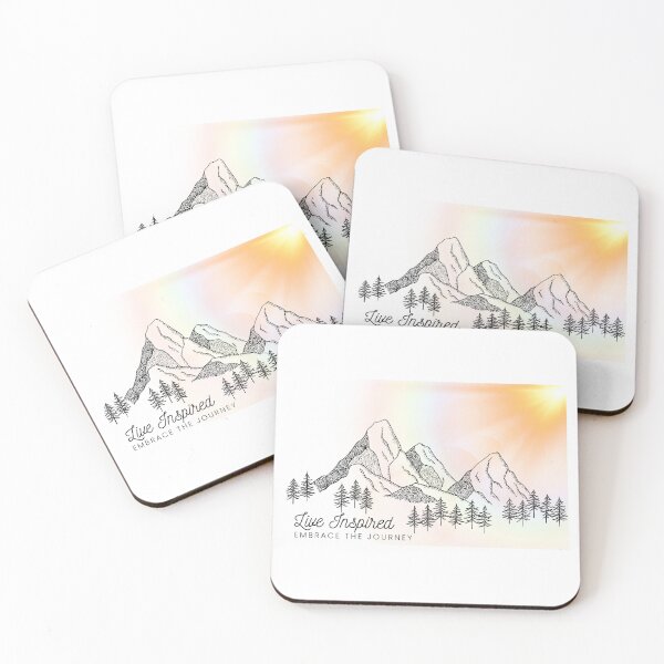 Item preview, Minimalist Inspiring Mountains - Inspiring design designed and sold by Chévere Nomad.