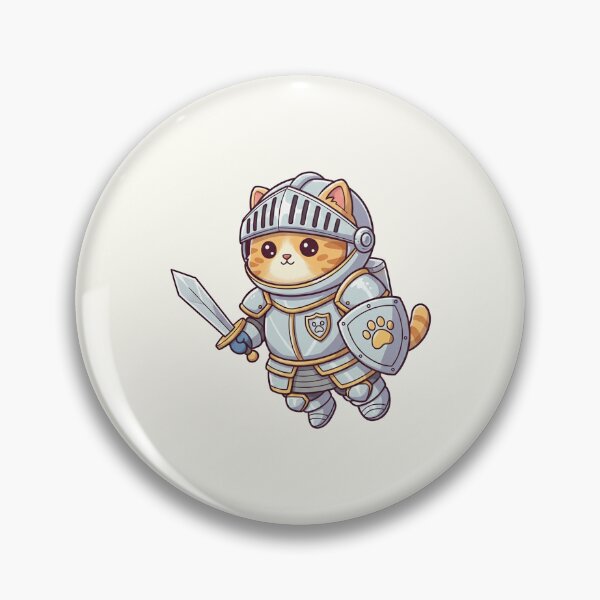 Item preview, Cute Knight Cat designed and sold by HoopeStylee.