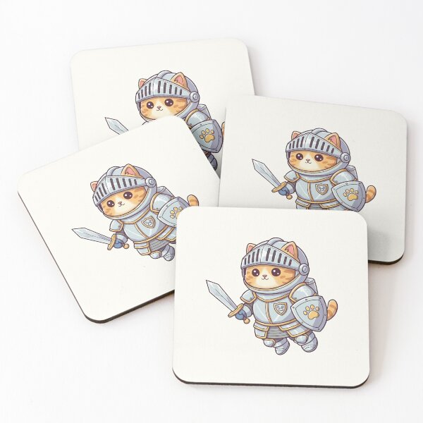 Item preview, Cute Knight Cat designed and sold by HoopeStylee.
