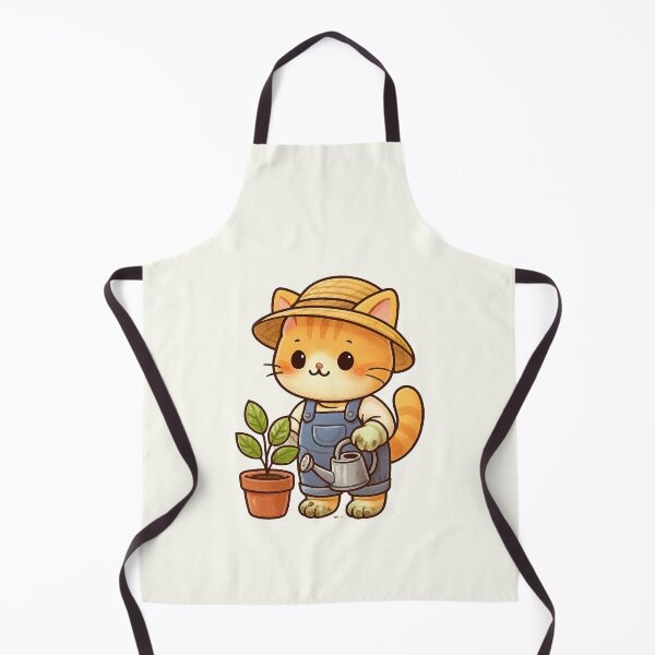 Item preview, Cute Gardener Cat designed and sold by HoopeStylee.