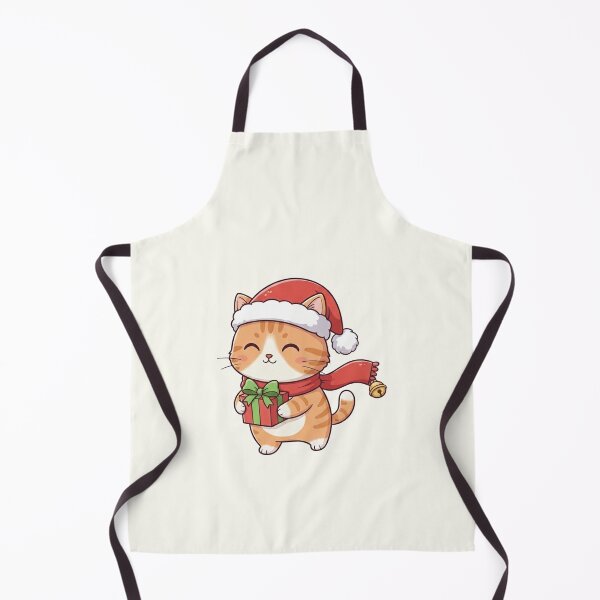 Item preview, Cute Christmas Cat Illustration designed and sold by HoopeStylee.