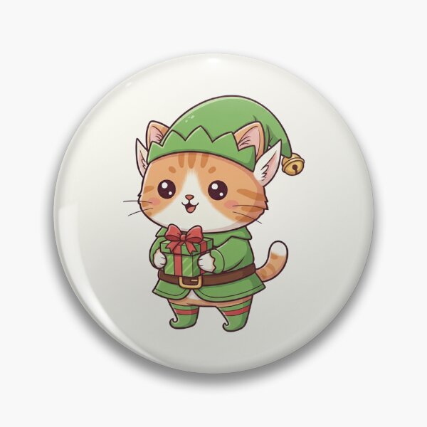 Item preview, Cute Christmas Elf Cat designed and sold by HoopeStylee.